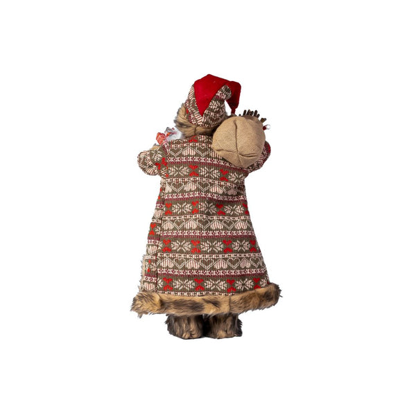 Red & Green Santa With Gift Boxes - 90cm