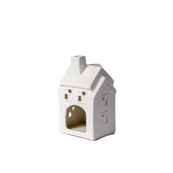 Ceramic Christmas Tealight House - Medium