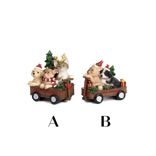 Xmas Dog Cart