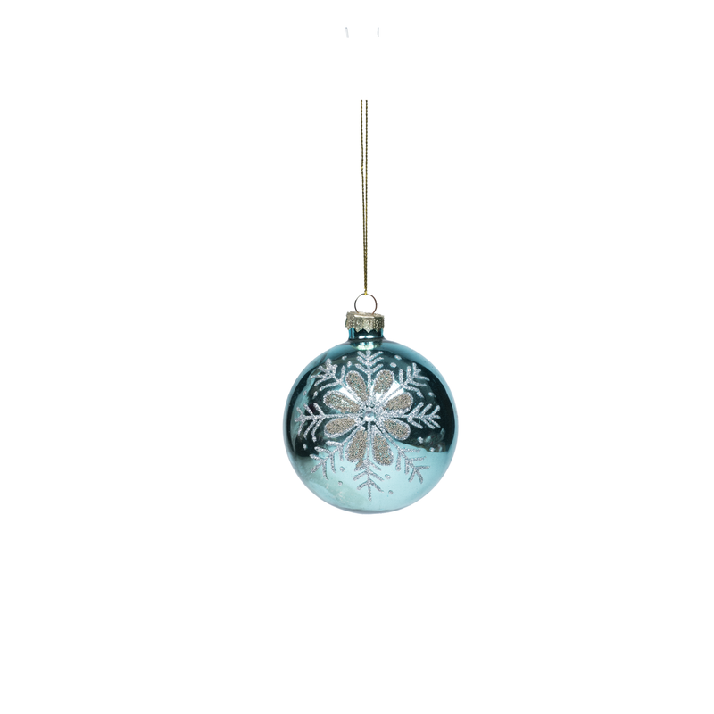 Snowflake Printed Bauble