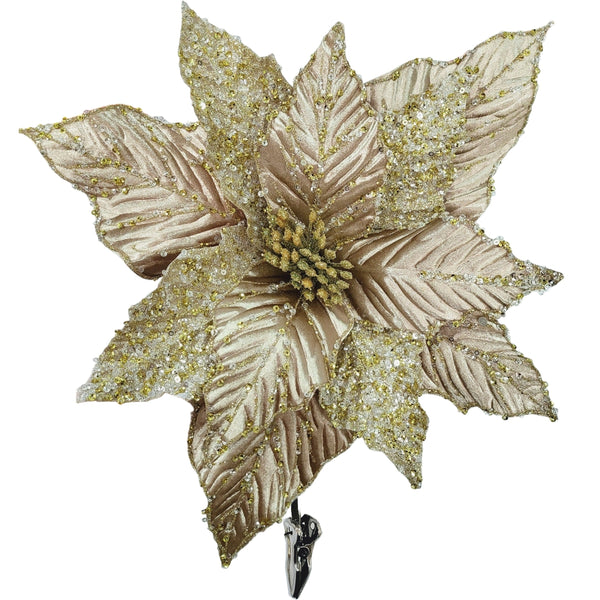 Poinsettia flower filler - Set of 3 / Set of 6