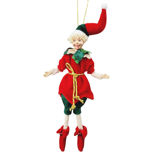 Elf Fabric Hanging Figurine