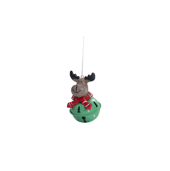 Christmas Characters on the Bell Decorative Christmas Hanging Ornament