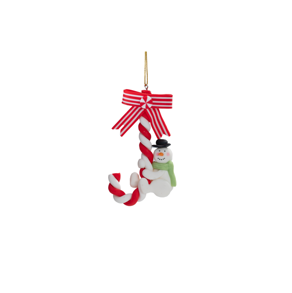 Candy Cane & Christmas Character Christmas Tree Hanging Ornaments