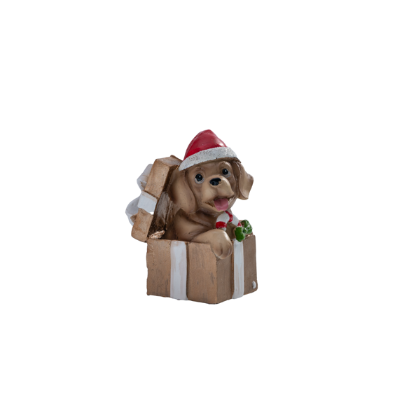 Cute Dog Christmas Table Top