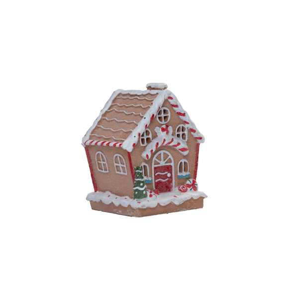 Festive Christmas Gingerbread House Table Top