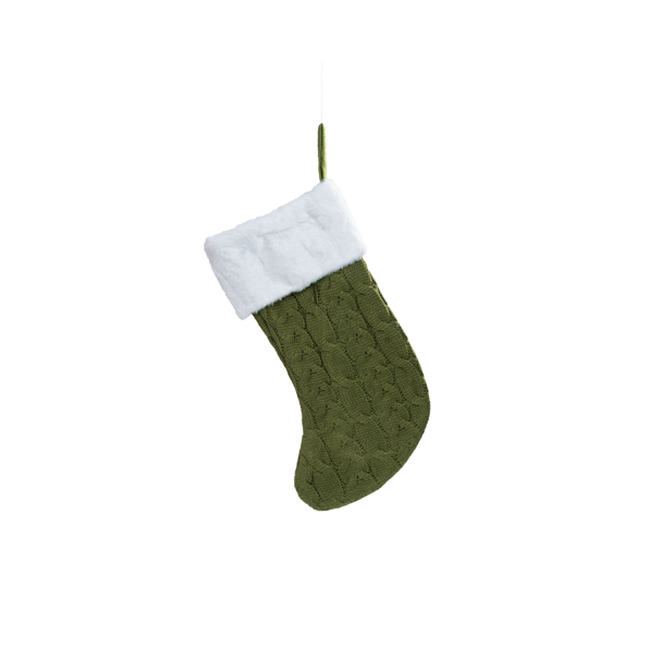 Patterned Christmas Stocking - 21 cm