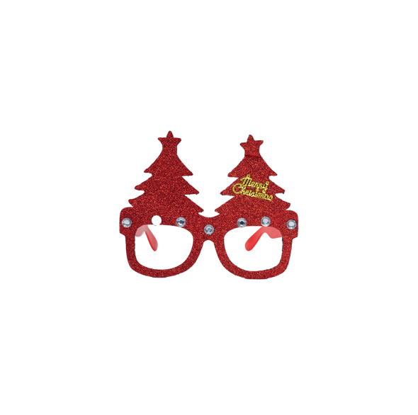 Multi Colour Glittery Christmas Tree Inspired Goggle