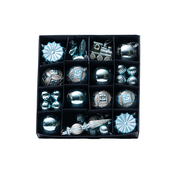 Christmas Variety Pack - Set of 60 Assorted Ornaments