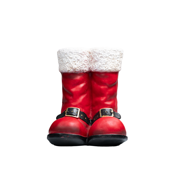 Santa Red Boots Christmas Decorative Showpiece