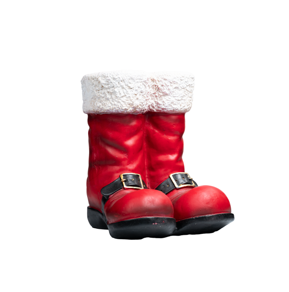 Santa Red Boots Christmas Decorative Showpiece