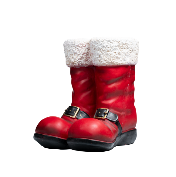 Santa Red Boots Christmas Decorative Showpiece