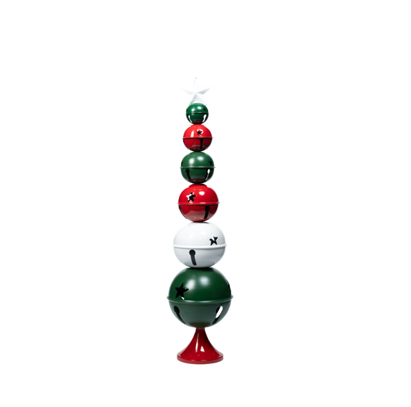 Multi Colour Bauble Tree With A Star Christmas Showpiece
