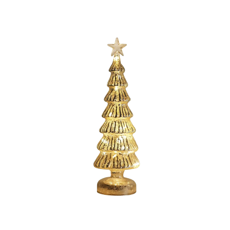 LED Premium Christmas Glass Tree With Star