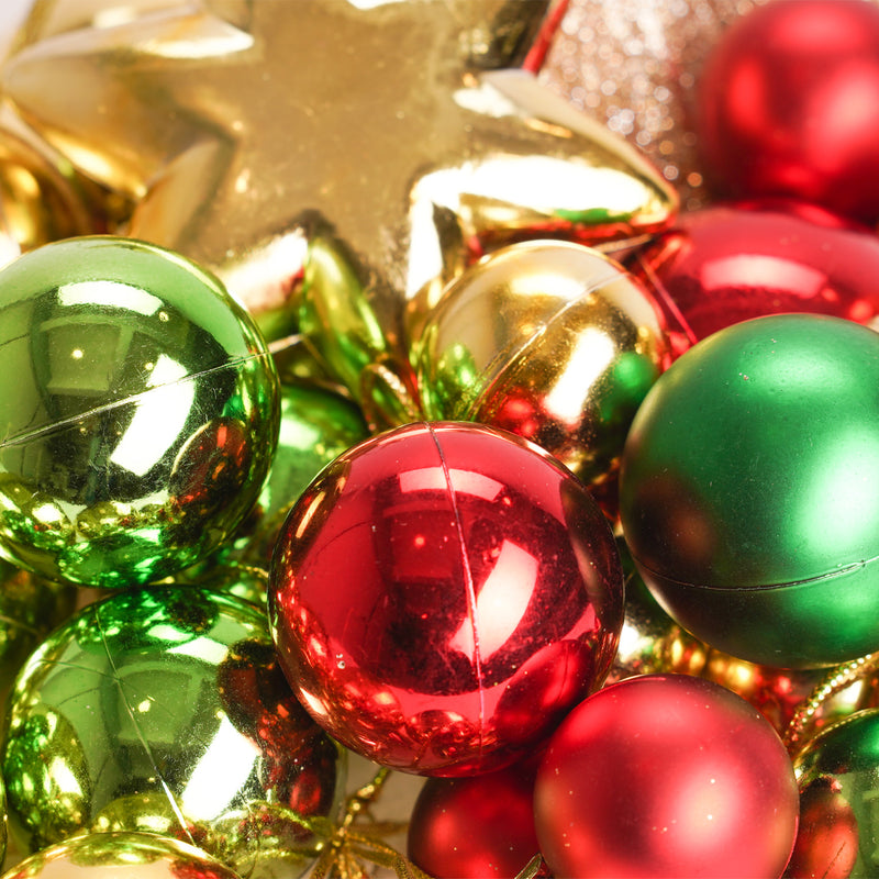 Set of 30 Mini Mixed Christmas Decorative Ornaments
