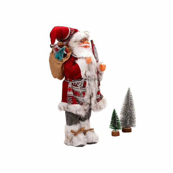 Santa with Name Plate - 45cm