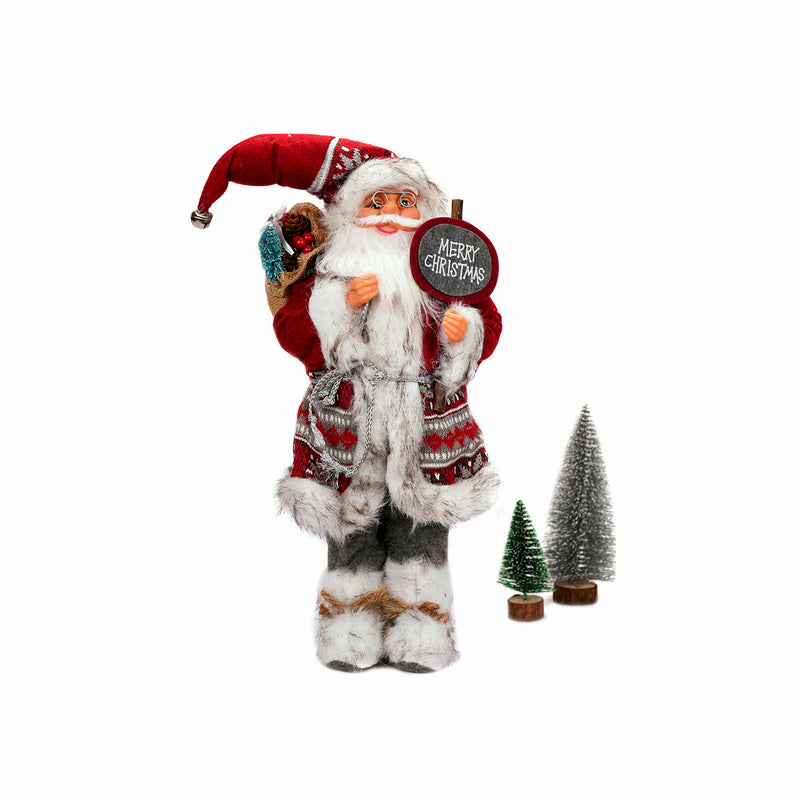 Santa with Name Plate - 45cm
