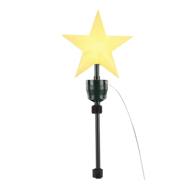 LED Moving Star Tree topper with Santa and Reindeer